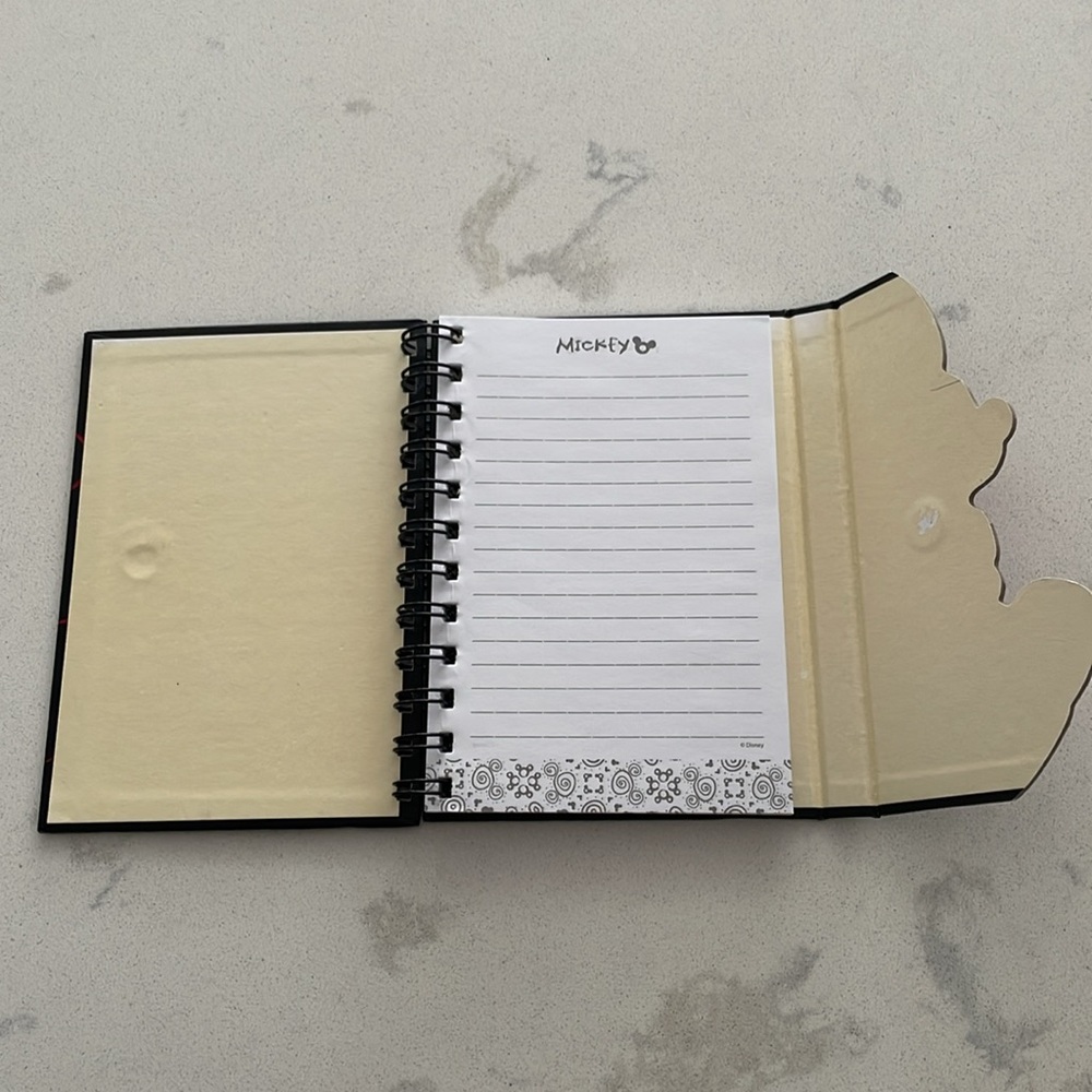 Mickey Autograph Mini Notebook - Black - Picture 6 of 11